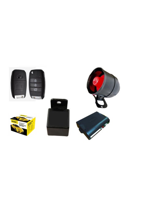 Focus 2 car alarm system with siren remote control kd-65