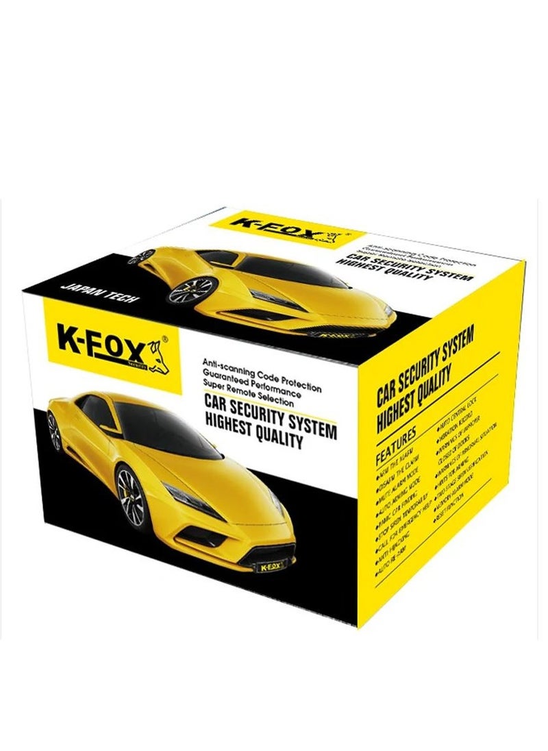 Generic - Focus 2 car alarm system with siren remote control kd-65 - Image 1