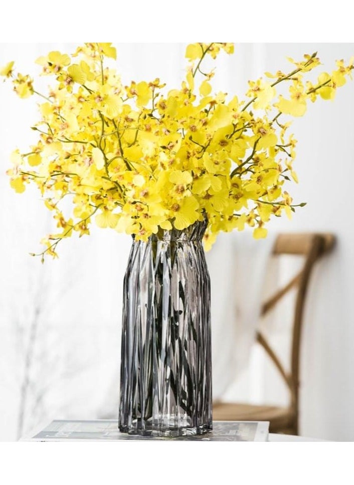 LINGWEI Flower Vase Clear Unique Shapes Glass Vase Bud Vase For Home Office Desktop Decoration  - Image 2