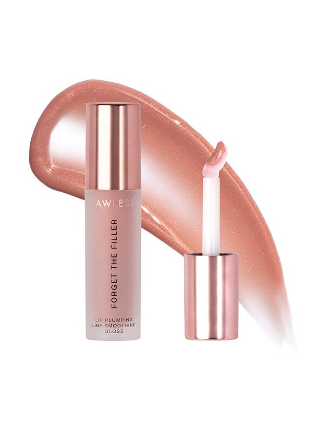 Lawless Women's Forget The Filler Lip Plumper Line Gloss, Nudie, Pink, 0.11 Fl Oz (Pack of 1) - Image 1