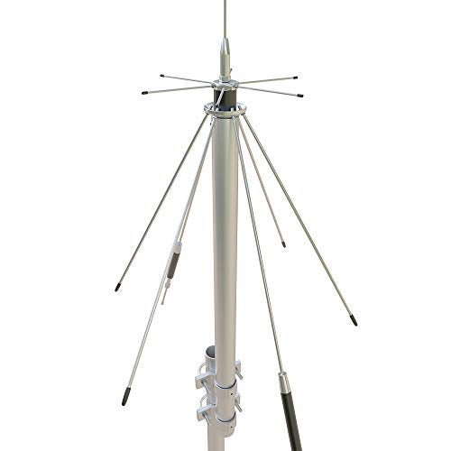 Gabil GRA‑D3000 Ultra Wideband Discone Scanner Antenna 75 MHz–3 GHz (RX), 144/430/900/1200 MHz (TX) | Compact Outdoor Base with 32.8 ft RG‑58 Cable, SO‑239 Connector - Image 2