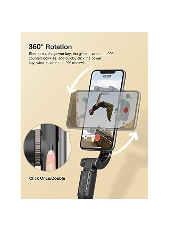 erorex Selfie Stick Tripod with Wireless Remote Control 360° Rotation Auto Balance Stabilizer Portable Phone Stand for iPhone & Android Phones - Image 4