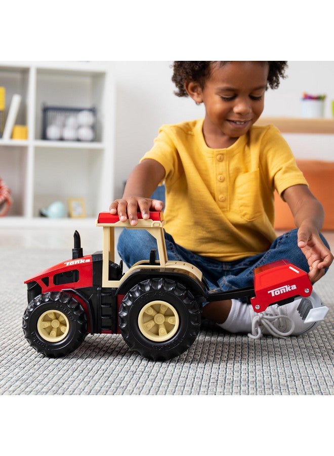 TONKA جرارات ومحراثات المزرعة الكلاسيكية المصنوعة من الفولاذ مع تغليف حصري خالٍ من الإحباط - Image 5