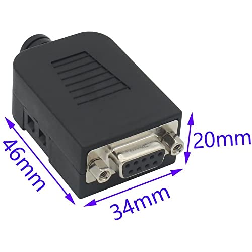 TECHTONICS لوحة تحويل Techtonics DB9 أنثوية من طرف برغي إلى RS232 RS485 مع غلاف وصمولة - Image 3