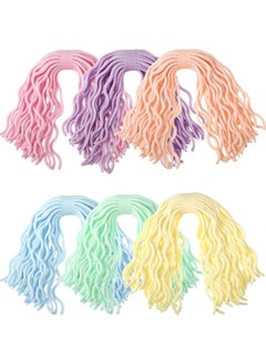 Civaner Civaner 6 Pieces Ramen Toy Spaghetti Fidget Stretchy String Fidget Toys for Stress Relieve Early Education for Birthday Party Valentines Day Easter Basket StuffingMacaron Color  - Image 3