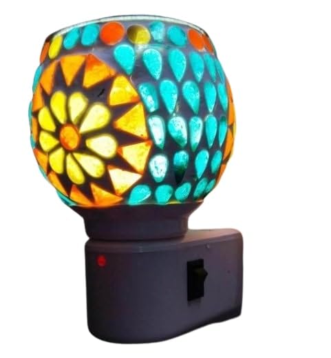 ASHAPURA CREATION ASHAPURA CREATION Ceramic Kapur Dani Electrical Camphor Diffuser Home Fragrance Essential Oil Burner Aroma Night Lamp Pcs1 30Design  - Image 2