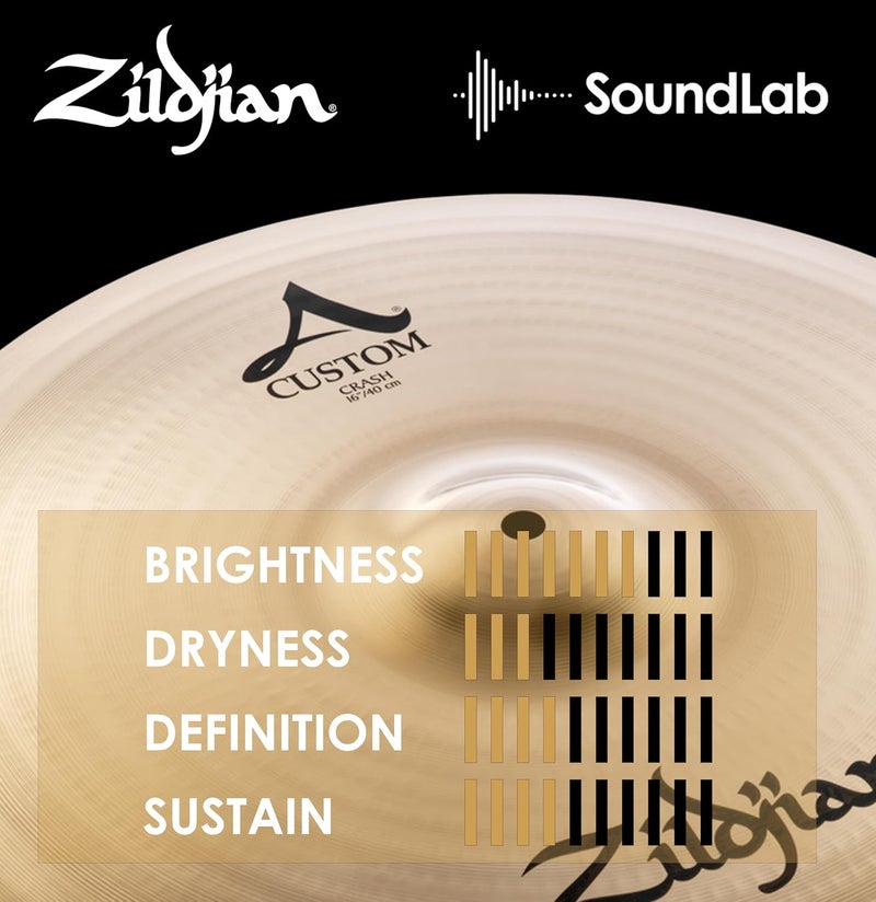 Zildjian A Custom 16 Inch Crash Cymbal - Image 5