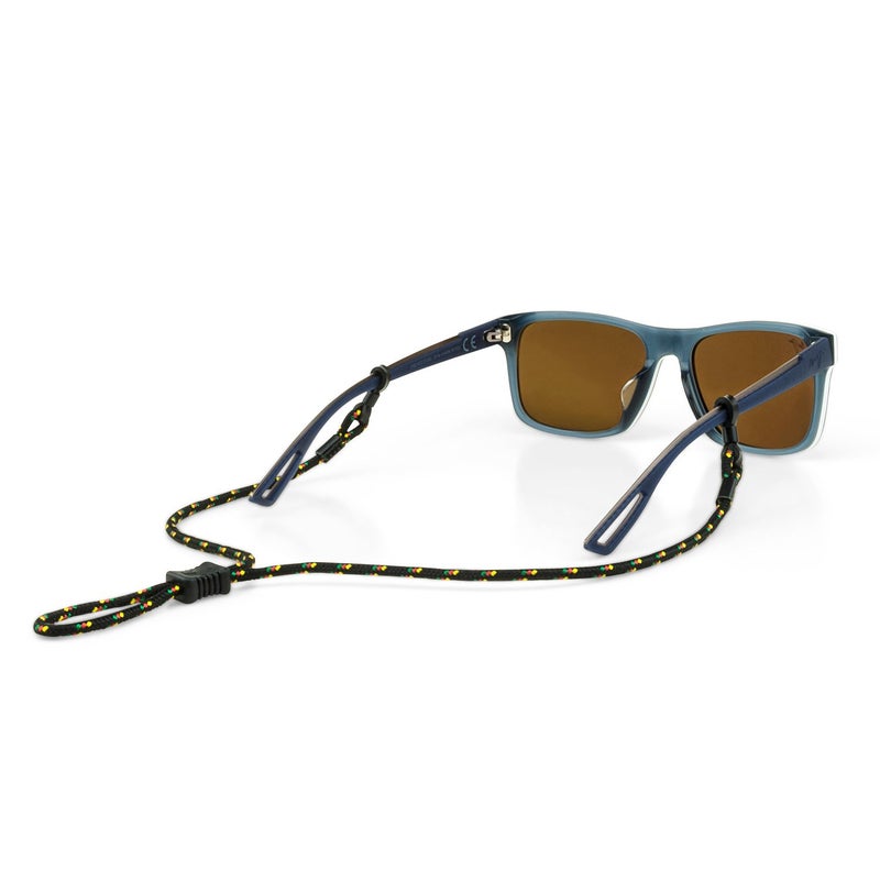 Croakies Terra Spec Adjustable Eyewear Retainer Rasta 12 Inch 24 x 32mm Model TASCRAHT