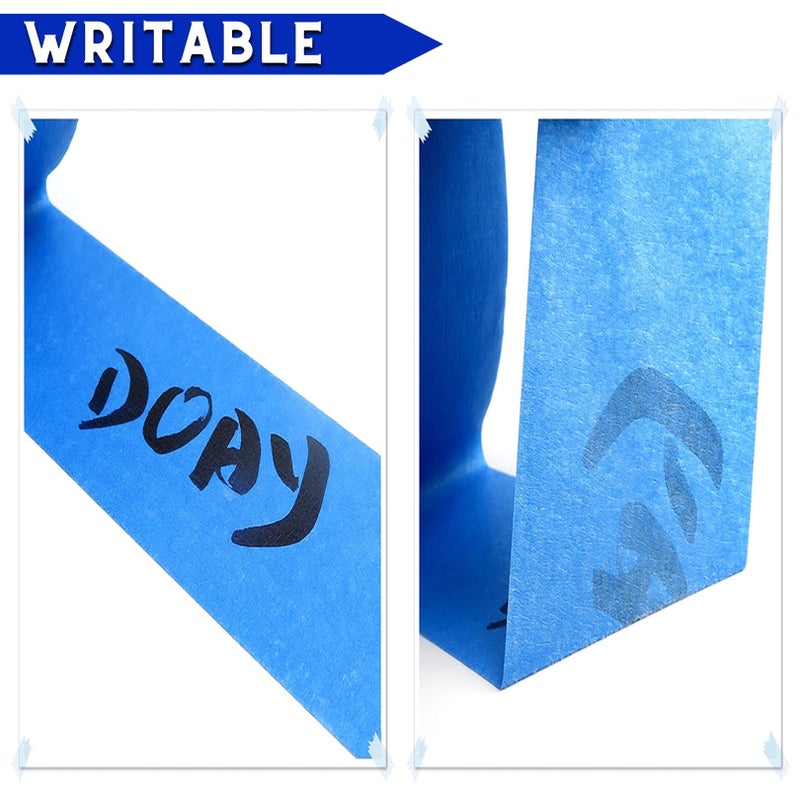 DOAY 5 Rolls Pinstripe Tape - Masking Tape 1/16", 1/8", 1/4", 1/2", 3/4" - Thin Painters Masking Automotive Tape for DIY, Car, Auto, Paint, Art, Tumblers (Blue) - Image 5