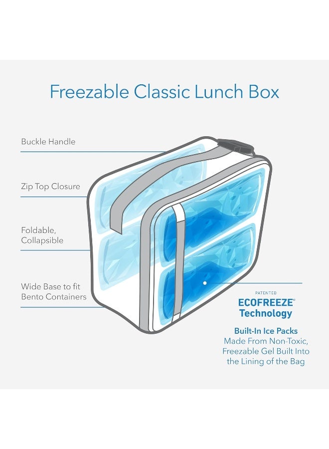 PackIt Freezable Classic Lunch Box 1 EA Black PKT-CB-BLA - Image 3