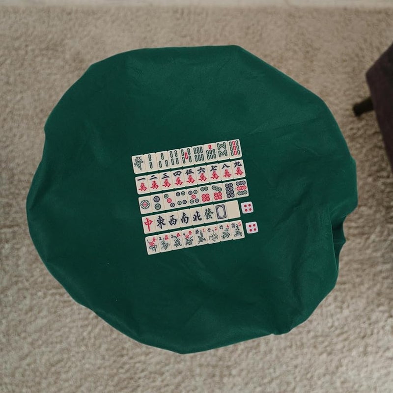 100cm Round Mahjong Mat Noise Reducing Anti Slip Portable Table Cover For Card Poker Board Games - Image 5