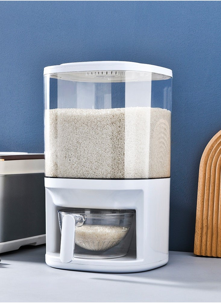 Generic Food Grain Storage Container Large Capacity  Sealed Grain Food Storage Box Rice Bucket Kitchen Storage Bucket  - Image 1