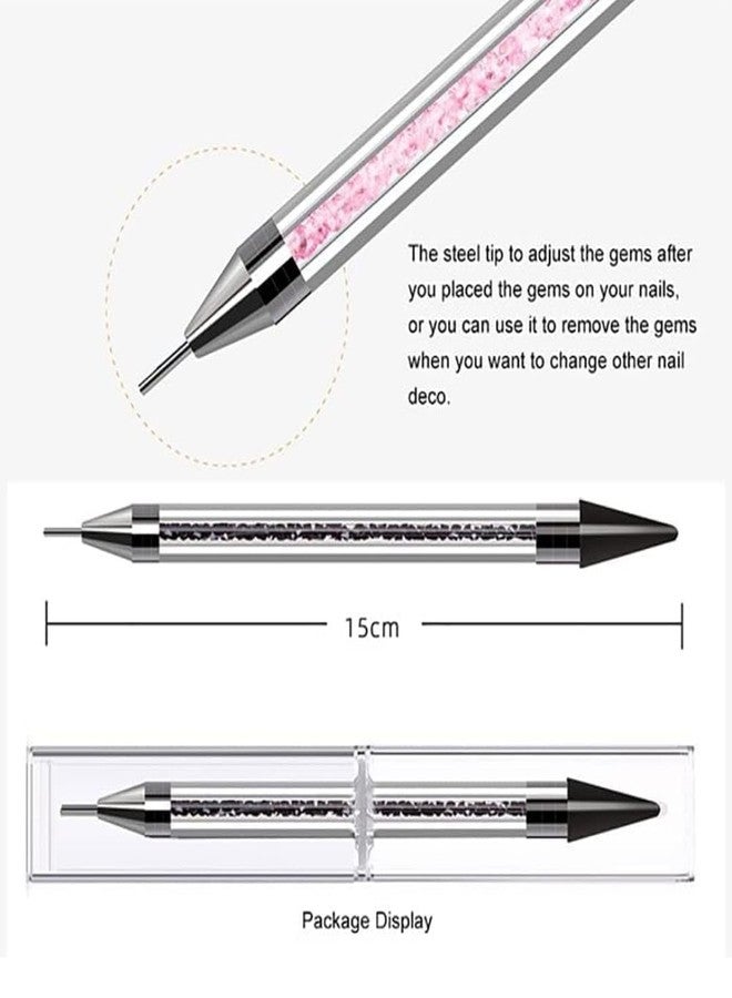 Bolt bee Rhinestone Picker Tool, Dual-Ended Diamond Painting Wax Pencil Gems Crystals Picker Pen Nail Art DIY Decoration Tool - Image 4