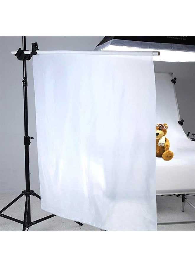 fotoconic - Fotoconic Light Diffuser Diffusion Fabric 2 Yard x 67 Inch /2 x 1.7 Meters Nylon Silk White Seamless Light Modifier for Photography Softbox, Light Tent and Light Modifier - Image 1