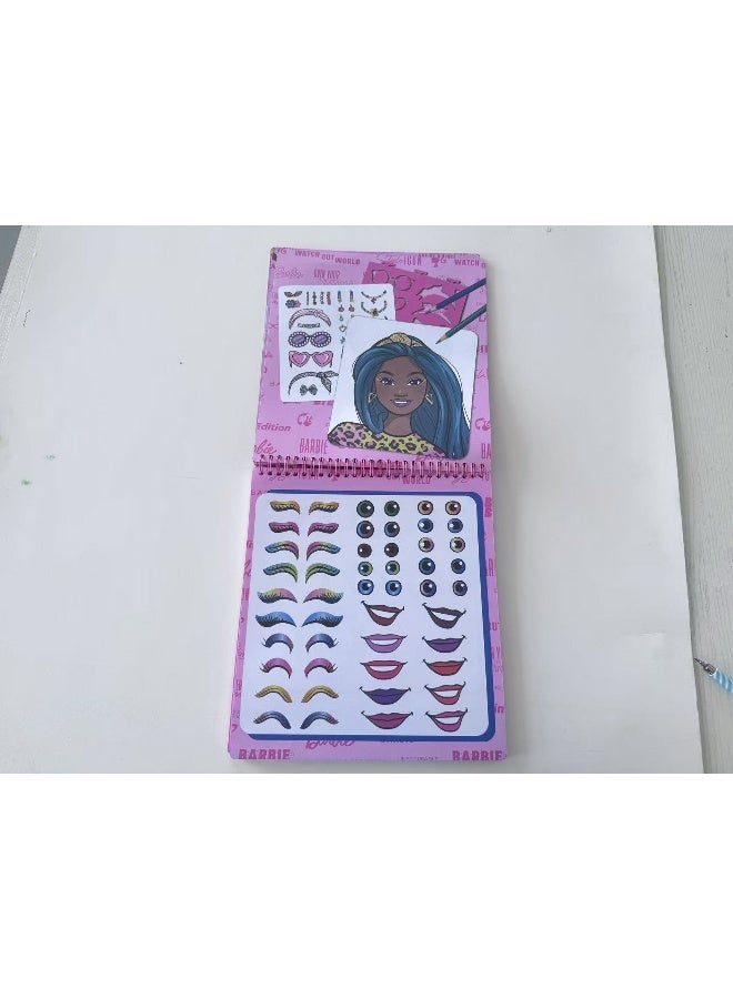 Barbie Make up Activity Portfolio Set - Image 4
