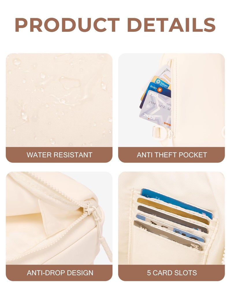 CHOLISS Sling Bag for Women and Men, Small Crossbody Bags for Women and Men Trendy, Fanny Packs Chest Bag with Extended Strap - Image 4