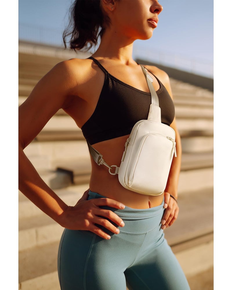 CHOLISS Sling Bag for Women and Men, Small Crossbody Bags for Women and Men Trendy, Fanny Packs Chest Bag with Extended Strap - Image 2