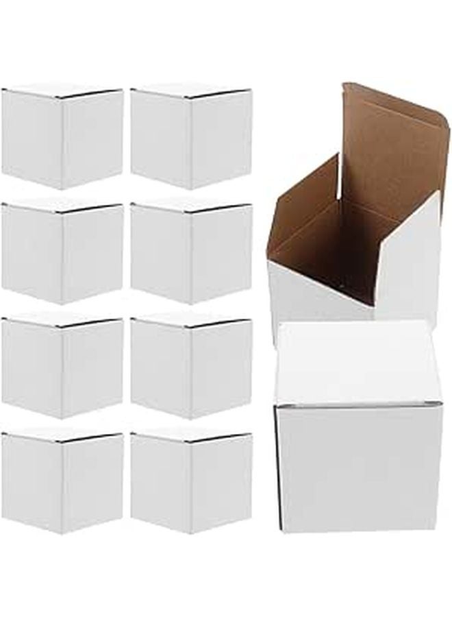 10Pcs White Corrugated Cardboard Mailing Boxes For Shipping Packing Storage - Image 1