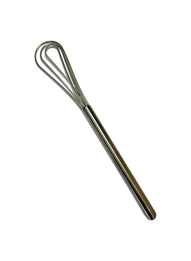 راتلوير Rattleware 11” Long Handle Silver Stainless-Steel Espresso Flat Whisk – Premium Quality Barista Tool for Clump-Free Mixing, Perfect for Espresso Making, essential for coffee whisking, barista tools, and coffee shop essentials. - Image 1