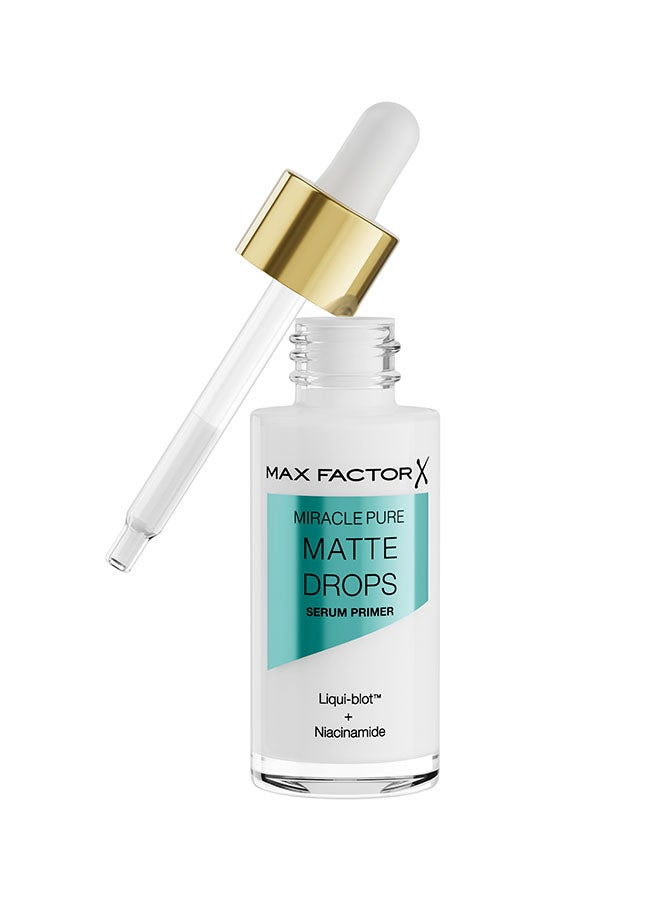 Max Factor Miracle Pure Matte Drops Serum Primer, 30ml - Image 1