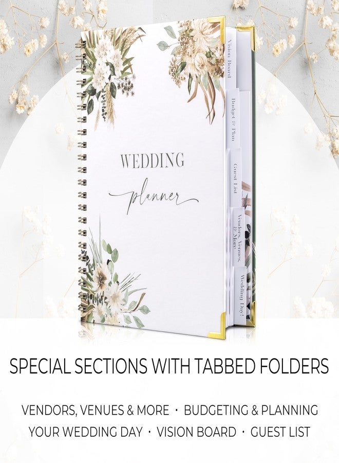 ZICOTO Beautiful Greenery Wedding Planner Book and Organizer - Enhance Excitement and Makes Your Countdown Planning Easy - Unique Engagement Gift for Newly Engaged Couples, Future Brides and Grooms - Image 4