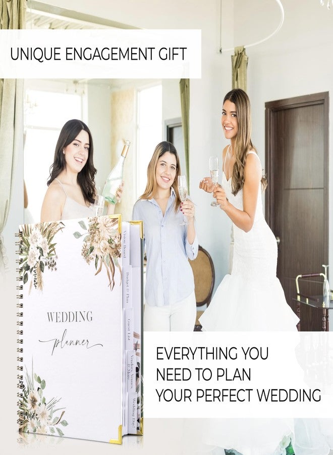 ZICOTO Beautiful Greenery Wedding Planner Book and Organizer - Enhance Excitement and Makes Your Countdown Planning Easy - Unique Engagement Gift for Newly Engaged Couples, Future Brides and Grooms - Image 2