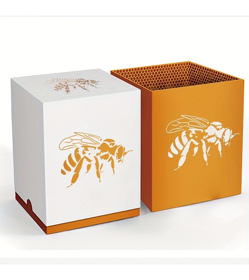 Reusable Bee Stencil A4 Size for Fabric Wall and Furniture Decoration - Image 4