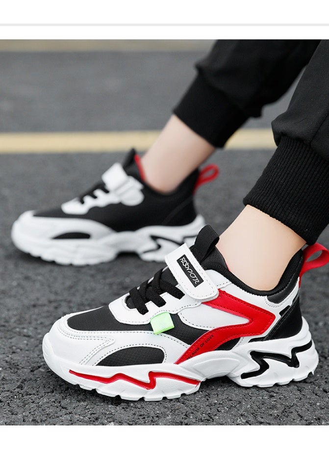 NIBEMINENT Kids Sneakers Boy Casual Sports Shoes Children Student Walking Running Hiking Basketball Tennis Trainers - Image 3