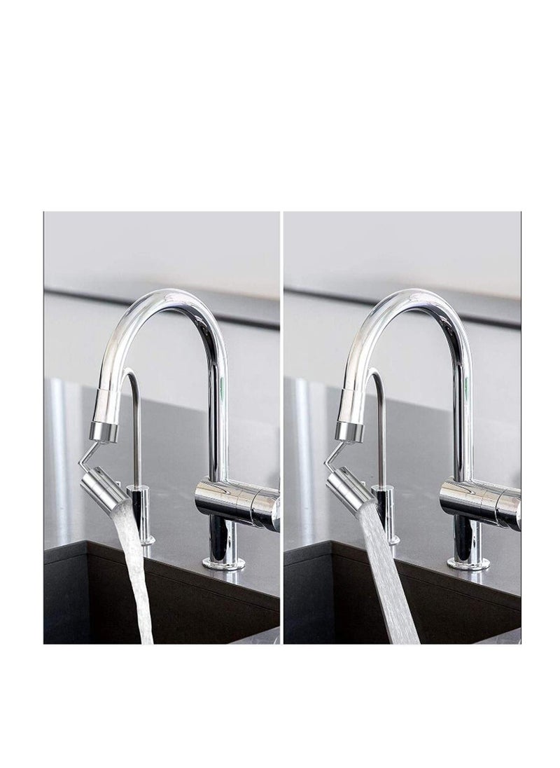 SYOSI - Faucet Aerator Big Angle Spray Large Flow Aerator Dual Function Kitchen Faucet Aerator, Bathroom Faucet Mounted for Face Washing, Gargle and Eye Flush - Image 1
