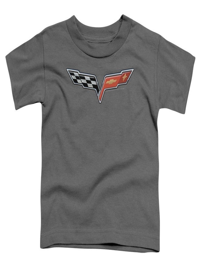 Toddler: Chevy- Modern Corvette Emblem Baby T-Shirt Size 4T