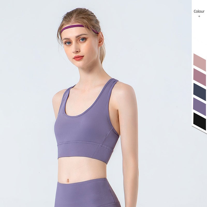 Cloud-Like High-Intensity Sports Bra For Women Running Shock-Proof Cross-Back Yoga Vest Fitness Intimates - Image 4