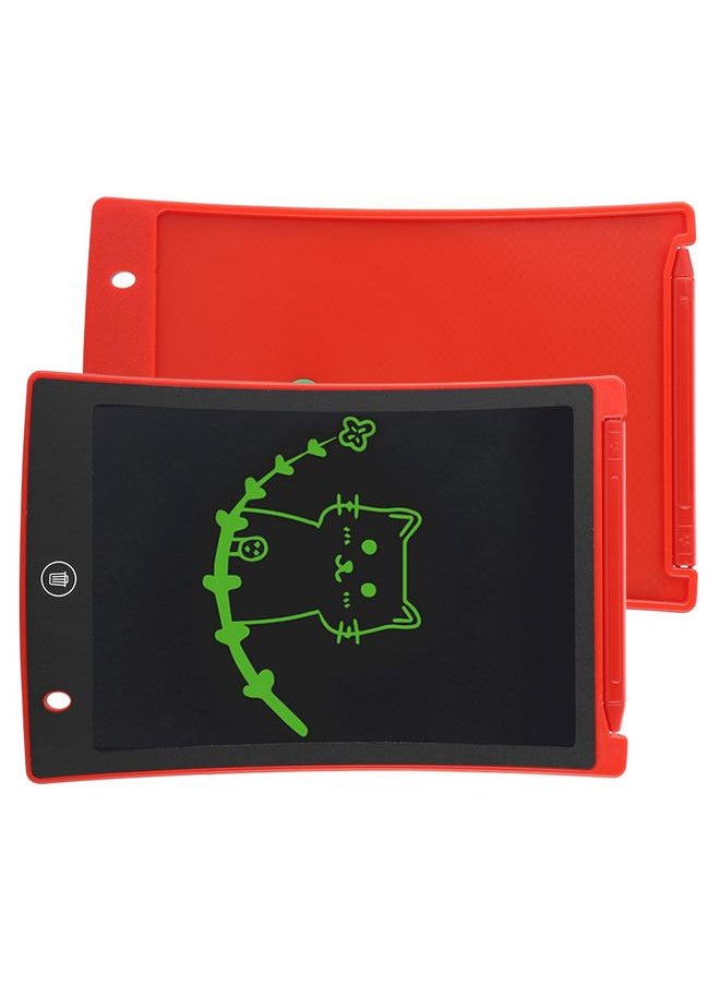 Thoraya 8.5inch LCD Screen Handwriting E-Writing Board Writing Business Drawing Tablet Memo Red  - Image 2