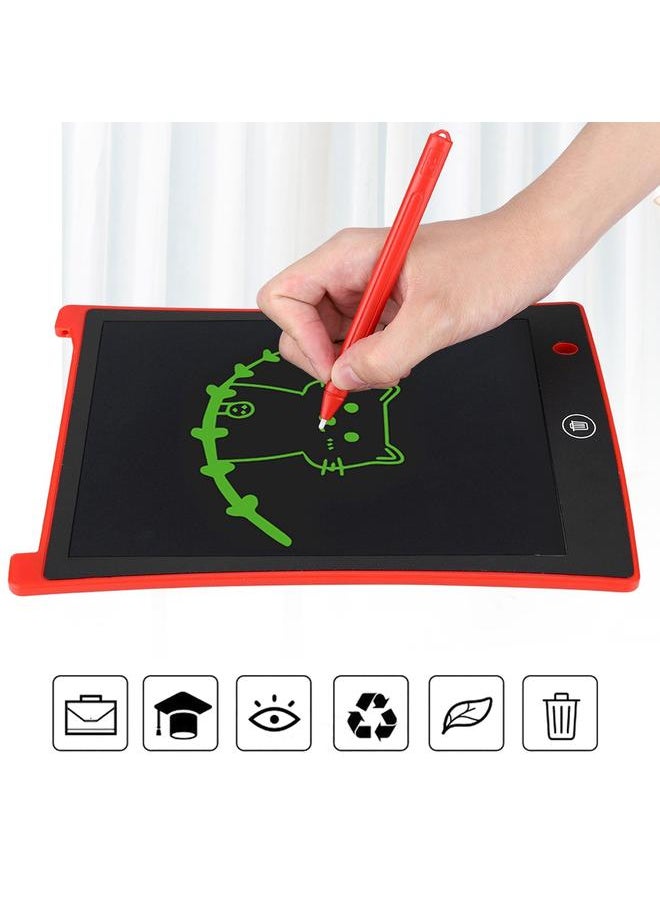 Thoraya 8.5inch LCD Screen Handwriting E-Writing Board Writing Business Drawing Tablet Memo Red  - Image 5