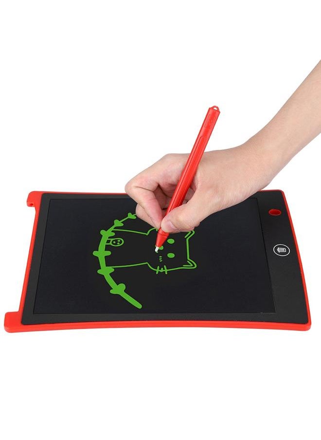 Thoraya 8.5inch LCD Screen Handwriting E-Writing Board Writing Business Drawing Tablet Memo Red  - Image 4