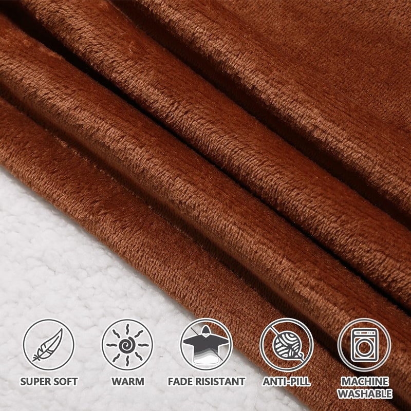 Krifey Wearable Blanket Hoodie, Oversized Sherpa Fleece Sweatshirt with Giant Pocket, Birthday Gifts for Women, Mom, Sister, Mocha Mousse - Image 5