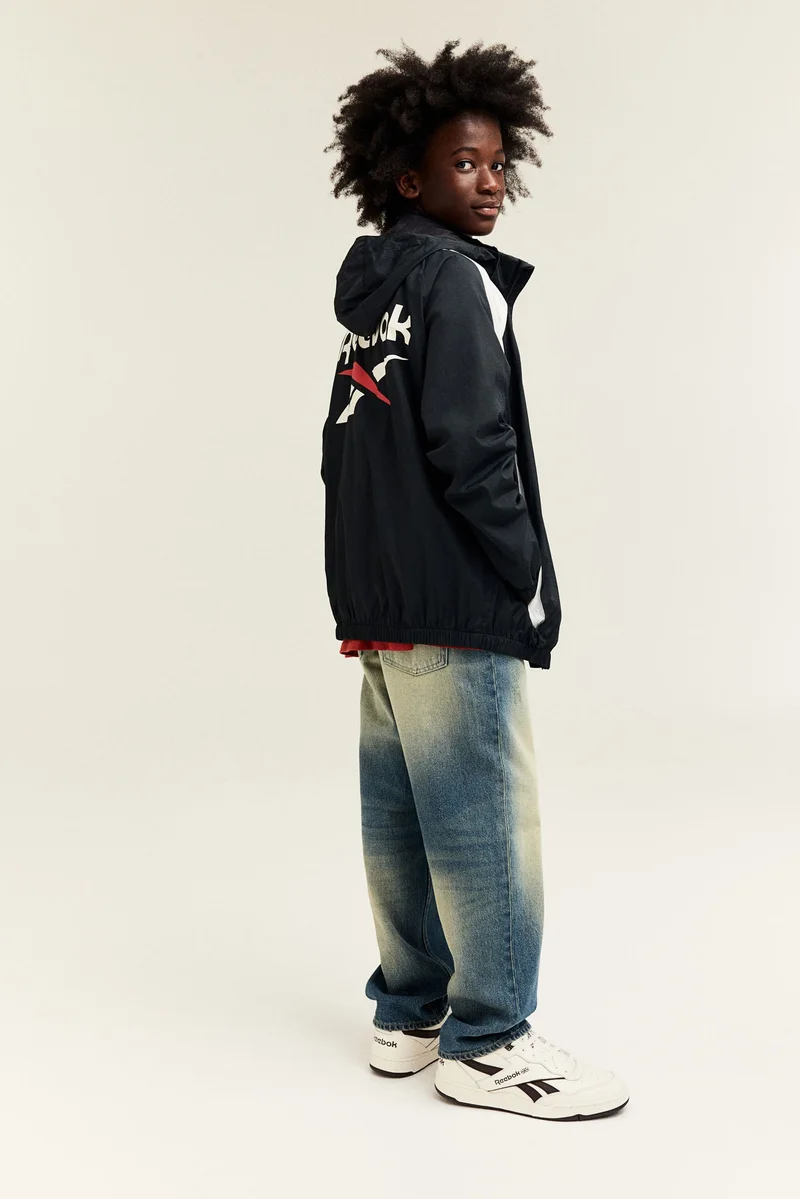 اتش اند ام Motif-Detail Windbreaker