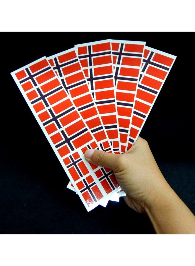 PremiumTT temporary tattoos 40 Removable Stickers Norway Flag Norwegian Party Favors Decals - Image 4