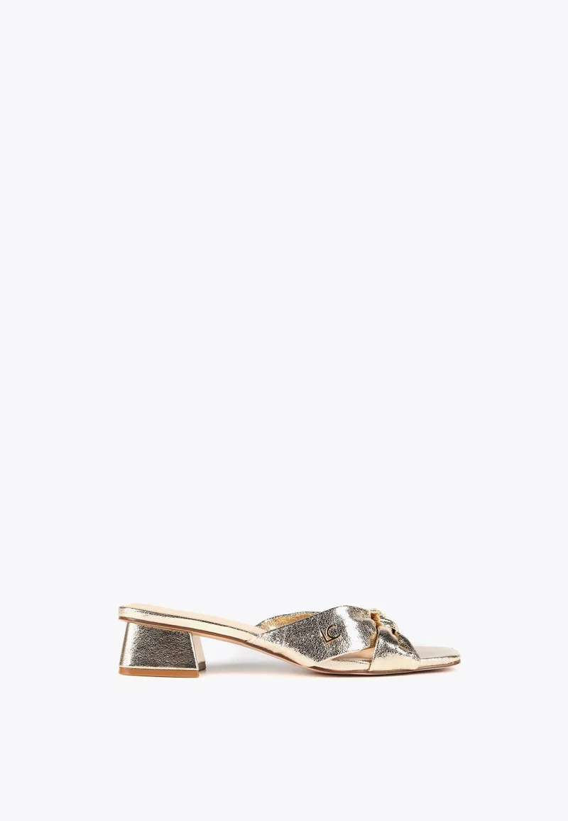 Lola Casademunt Metallic sandals