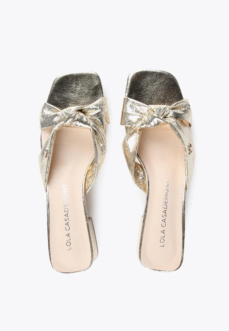 Lola Casademunt Metallic sandals
