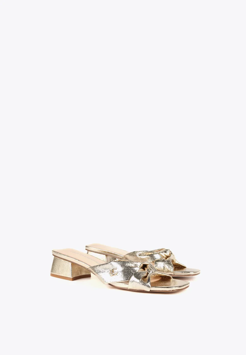 Lola Casademunt Metallic sandals