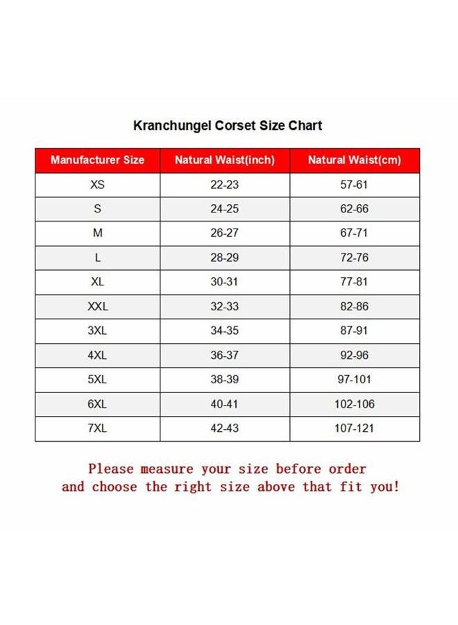 Kranchungel Women's Vintage Palace Jacquard Strapless Overbust Corset Bustier Bodyshaper Small Black - Image 3