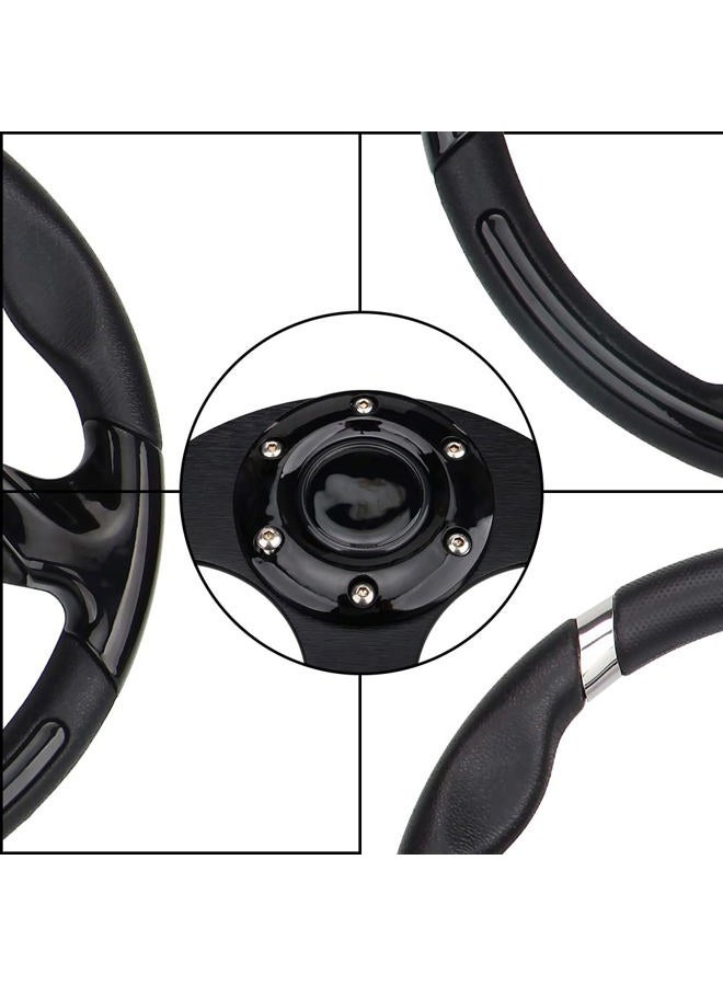 Spaorcco Universal 14" Golf Cart Steering Wheel Fit Club Car EZGO Yamaha Club Car DS and Precedent Cool Racing Style Steering Wheel HR001-35 - Image 5