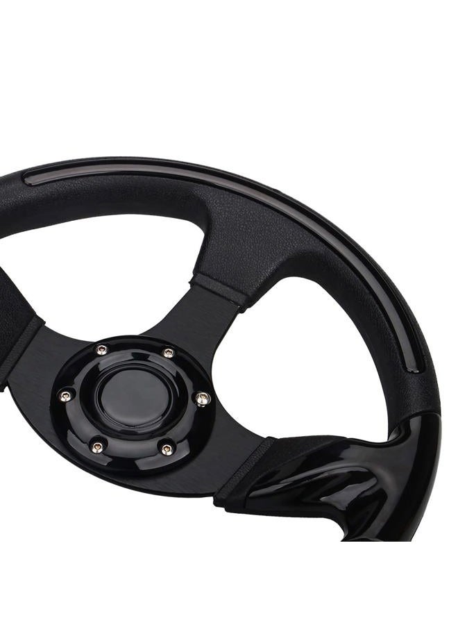 Spaorcco Universal 14" Golf Cart Steering Wheel Fit Club Car EZGO Yamaha Club Car DS and Precedent Cool Racing Style Steering Wheel HR001-35 - Image 2