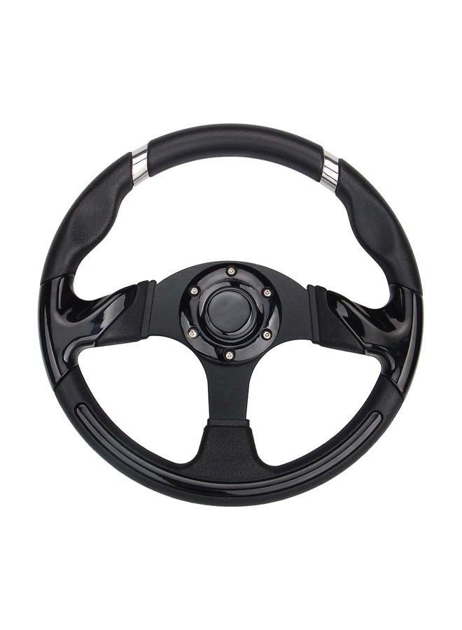 Spaorcco Universal 14" Golf Cart Steering Wheel Fit Club Car EZGO Yamaha Club Car DS and Precedent Cool Racing Style Steering Wheel HR001-35 - Image 1
