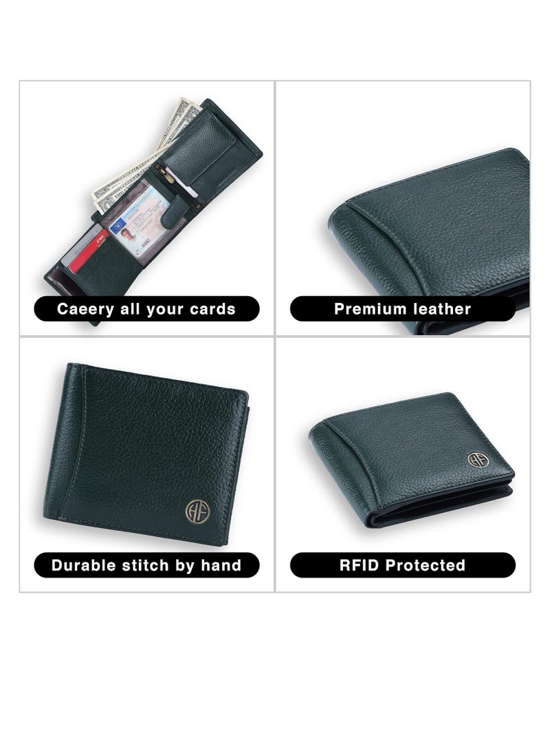 HAMMONDS FLYCATCHER RFID Protected Bi-Fold Wallet for Men Leather Original, Mens Wallet, Leather Wallets for Men, Stylish Purse with 6 Card Slots, 3 ID Slot, Coin Pocket, Gift for Mens - Image 5