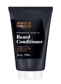 scotch porter Scotch Porter Restorative Leave-In Beard Conditioner – Deep Conditioning Softener with Lightweight Feel, Reduces Frizz & Provides Long-lasting Hydration & Shine to Dull, Dry, Coarse Beards – 4 oz.  - Image 1