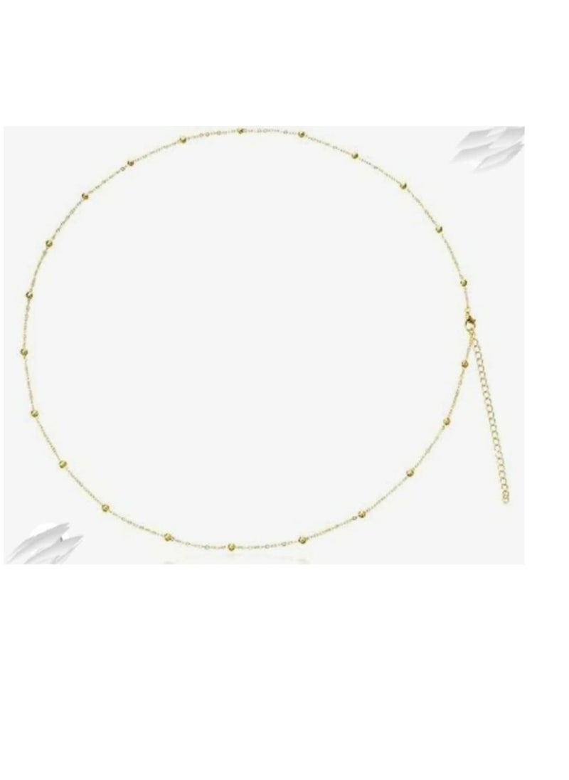 اكسوارات ار ايه - سلسله بطن نسائي ذهبي شيك - يمكن التوسيع - Image 1
