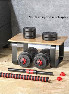 Fitness World Adjustable Weight Dumbbells Set 20kg Convertible To Barbell A Pair of Lightweight for Home Gym,Women and Men Equipment  - Image 4