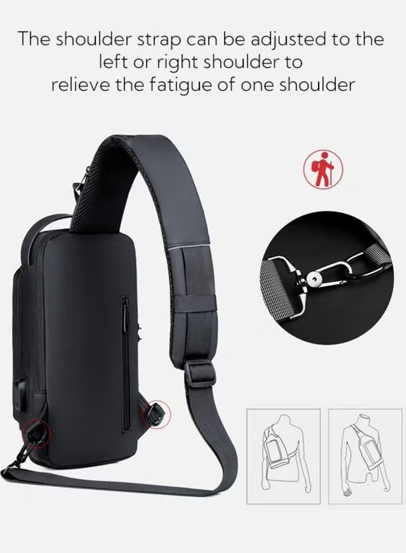 Multifunction Shoulder Sports Bag for Men 32*18cm - Image 3