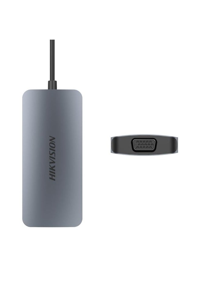 هيك فيجن 8-port Multifunction HUB Type C Space Grey - Image 2